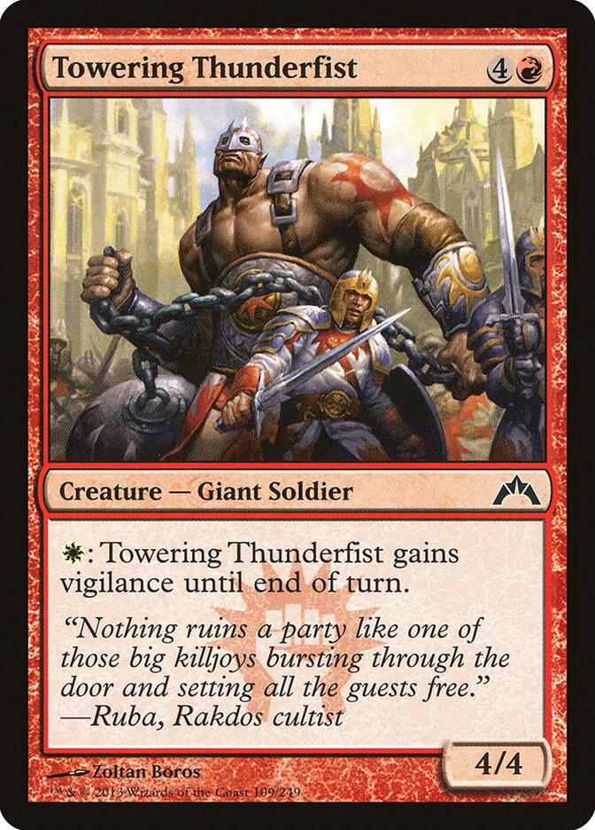 Towering Thunderfist (109) (GTC)