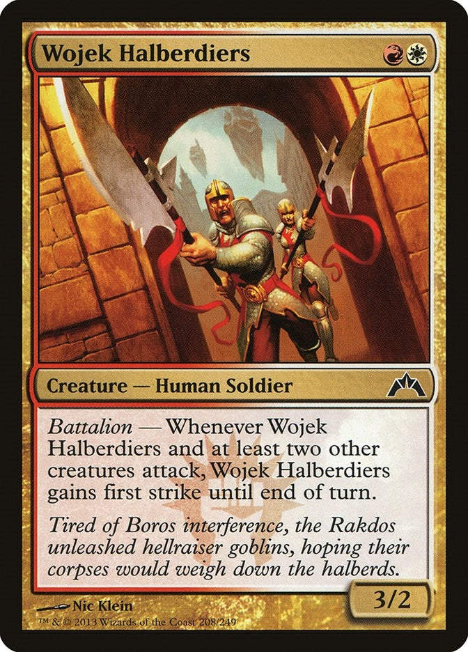 Image for Wojek Halberdiers (208) (GTC) - Magic: The Gathering