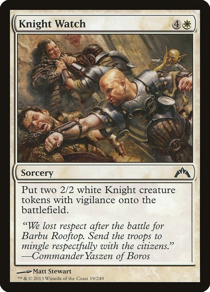 Image for Knight Watch (19) - Magic: The Gathering