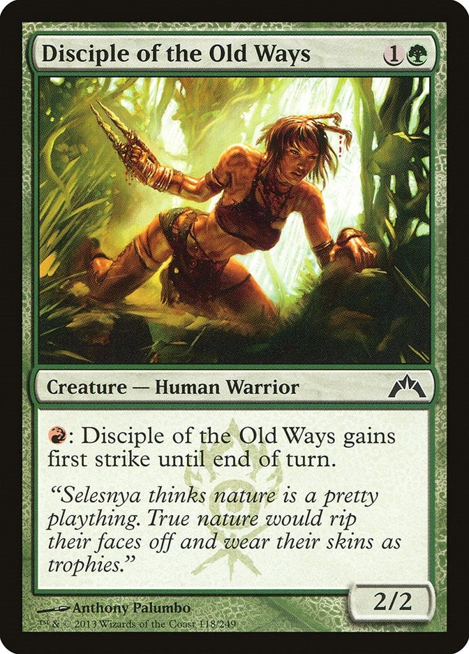 Image for Disciple of the Old Ways (118) (GTC) - Magic: The Gathering