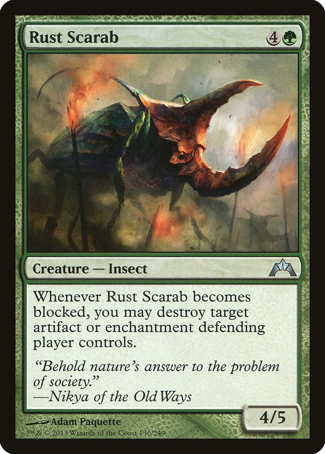 Image for Rust Scarab (130) (GTC) - Magic: The Gathering