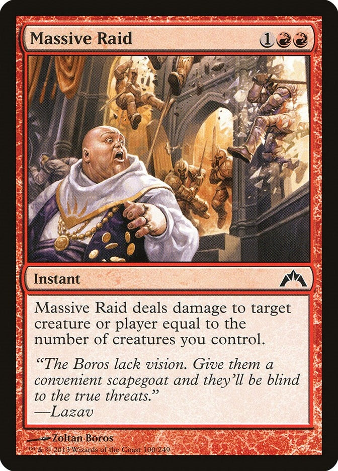 Image for Massive Raid (100) (GTC) - Magic: The Gathering
