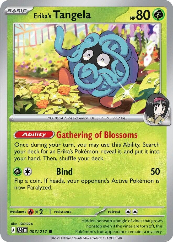 Image for Erika's Tangela (007/217) (ASC) - Pokemon