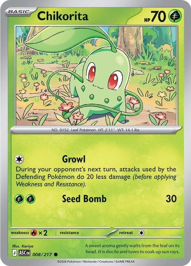 Image for Chikorita (008/217) (ASC) - Pokemon