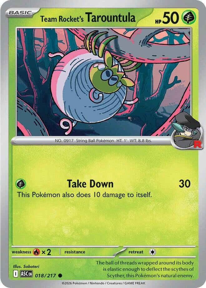 Image for Team Rocket's Tarountula (018/217) (ASC) - Pokemon