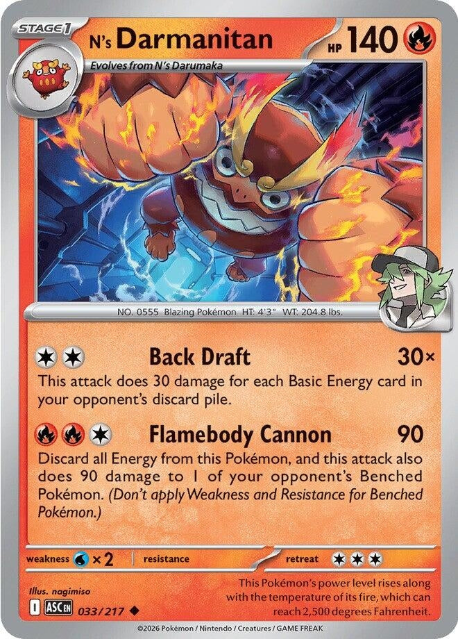 Image for N's Darmanitan (033/217) (ASC) - Pokemon