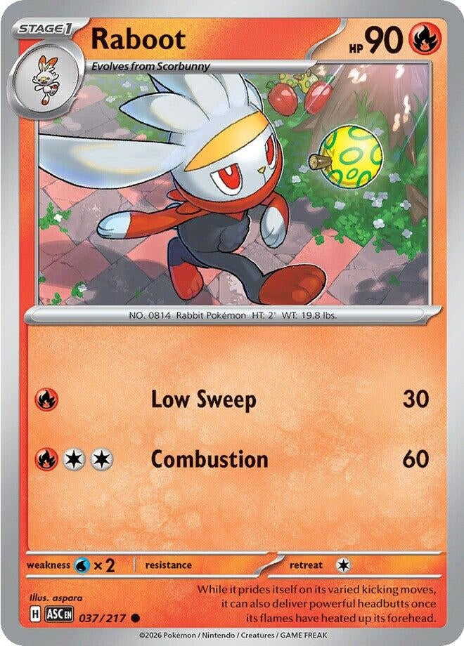Image for Raboot (037/217) (ASC) - Pokemon