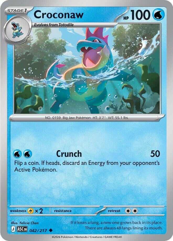 Image for Croconaw (042/217) (ASC) - Pokemon