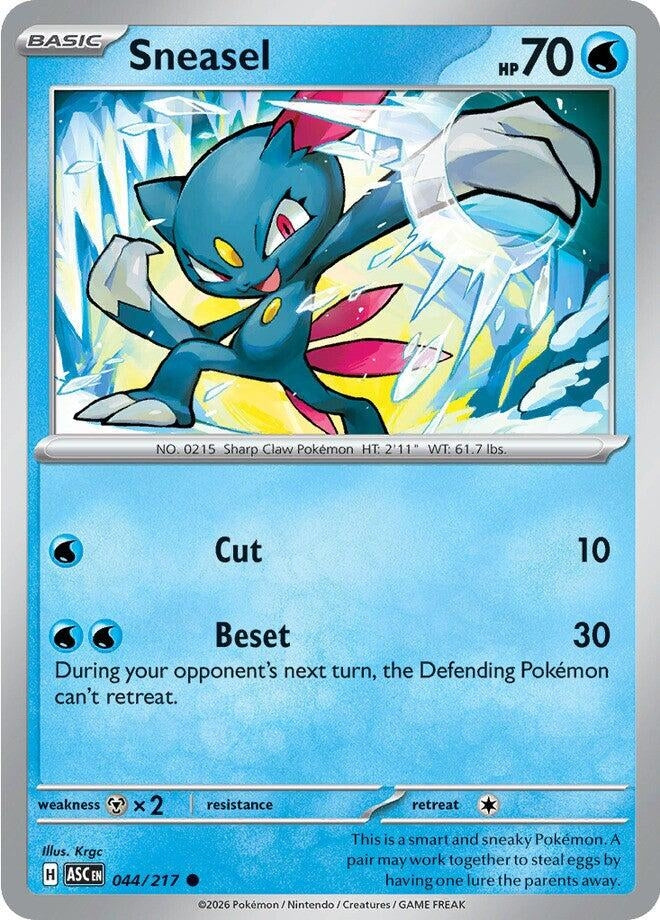 Image for Sneasel (044/217) (ASC) - Pokemon