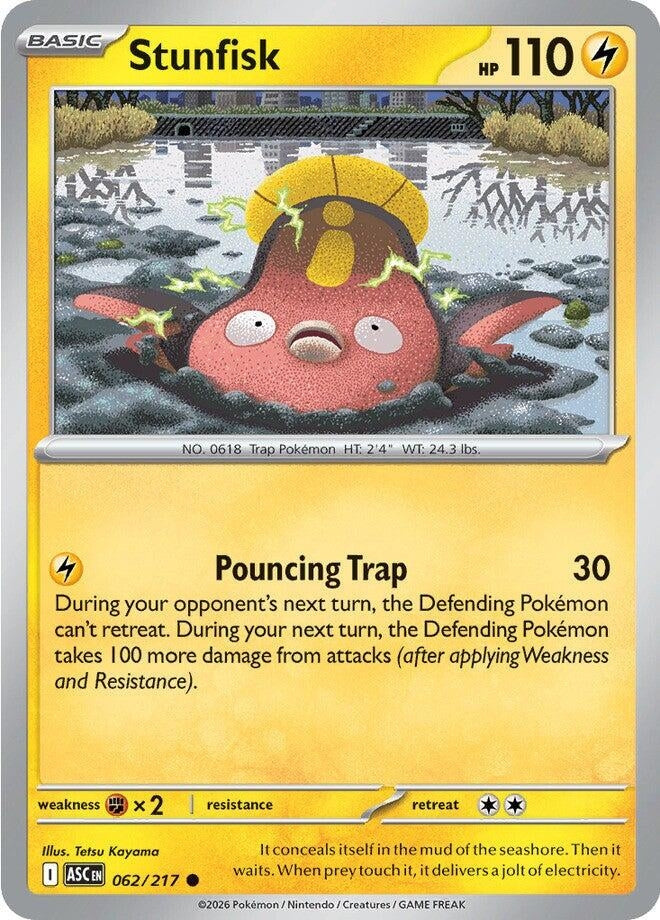 Image for Stunfisk (062/217) (ASC) - Pokemon