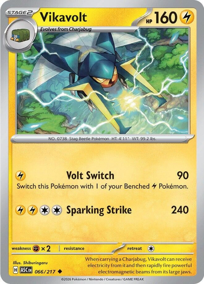 Image for Vikavolt (066/217) (ASC) - Pokemon
