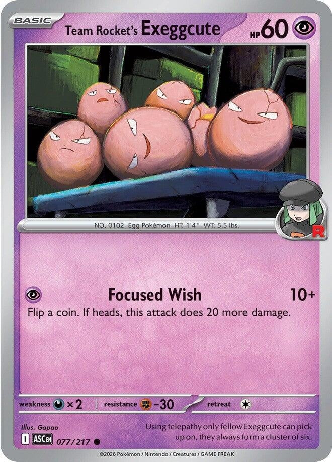 Image for Team Rocket's  exeggcute (077/217) (ASC) - Pokemon