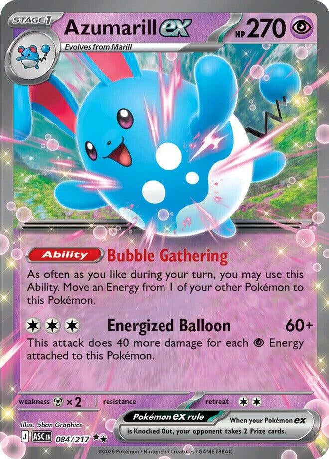 Image for Azumarill ex (084/217) (ASC) - Pokemon