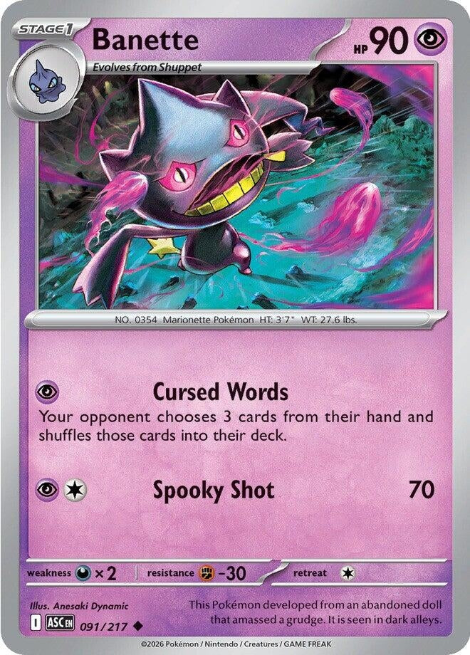 Image for Banette (091/217) (ASC) - Pokemon