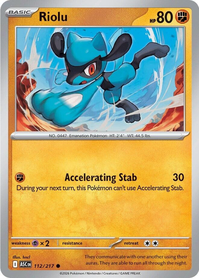 Image for Riolu (112/217) (ASC) - Pokemon