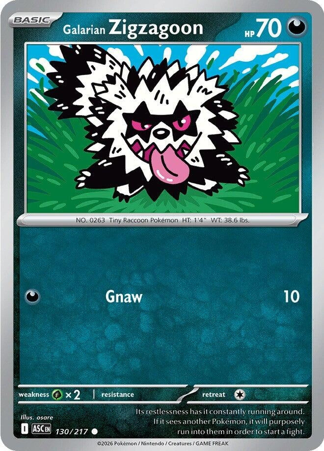 Image for Galarian Zigzagoon (130/217) (ASC) - Pokemon