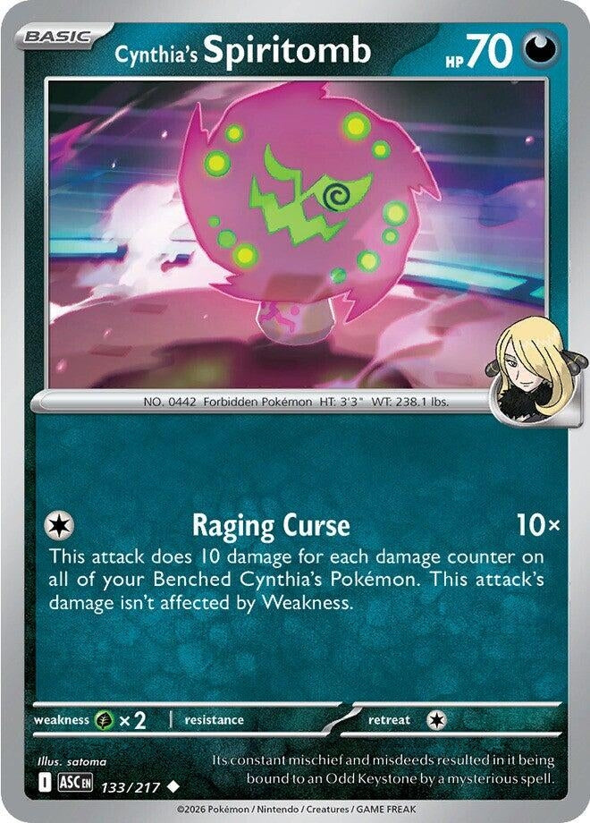 Image for Cynthia's Spiritomb (133/217) (ASC) - Pokemon