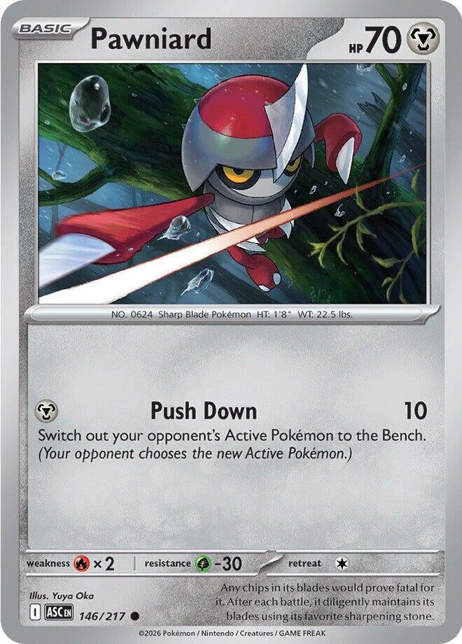 Image for Pawniard (146/217) (ASC) - Pokemon