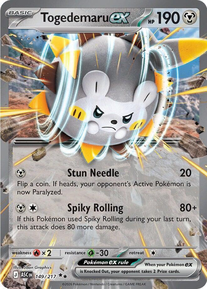 Image for Togedemaru ex (149/217) (ASC) - Pokemon