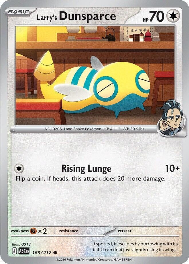 Image for Larry's Dunsparce (163/217) (ASC) - Pokemon