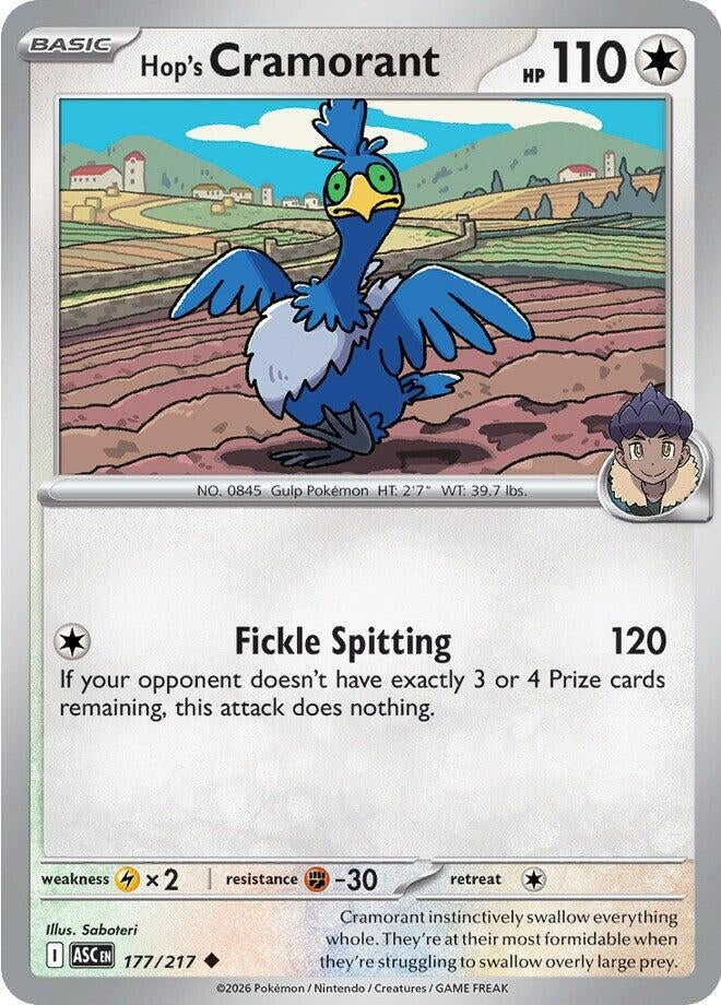 Image for Hop's Cramorant (177/217) (ASC) - Pokemon