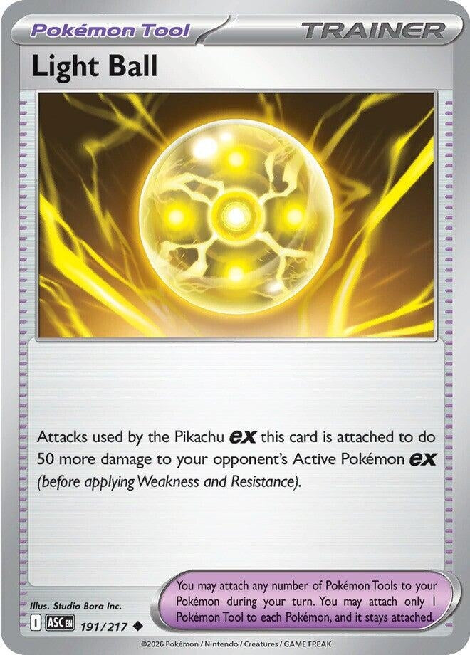 Image for Light Ball (191/217) (ASC) - Pokemon