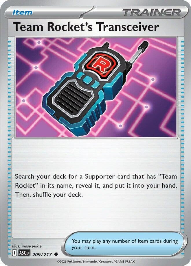 Image for Team Rocket's Transceiver (209/217) (ASC) - Pokemon