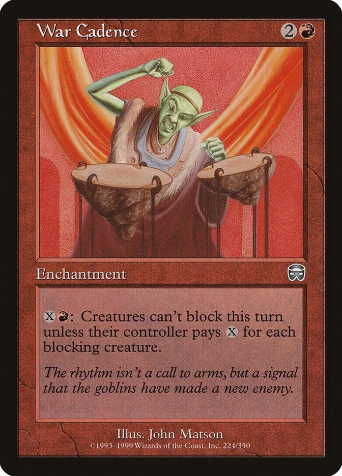 Image for War Cadence (224) - Magic: The Gathering