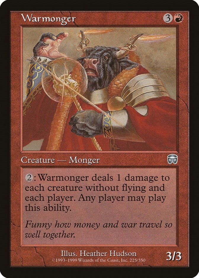 Image for Warmonger (225) - Magic: The Gathering