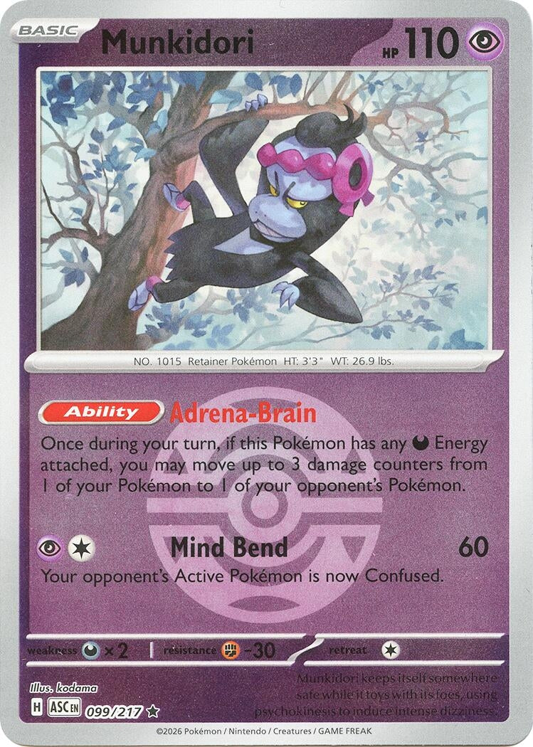 Image for Munkidori (Dusk Ball) (099/217) (ASC) - Pokemon