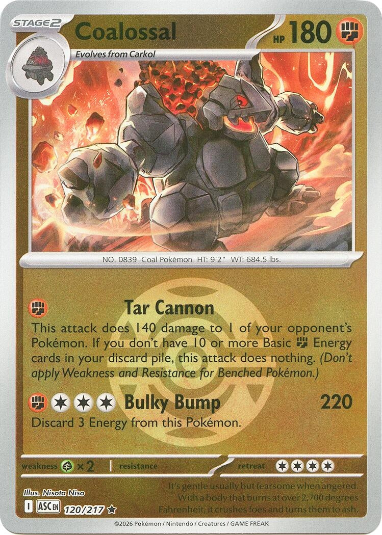 Image for Coalossal (Dusk Ball) (120/217) (ASC) - Pokemon