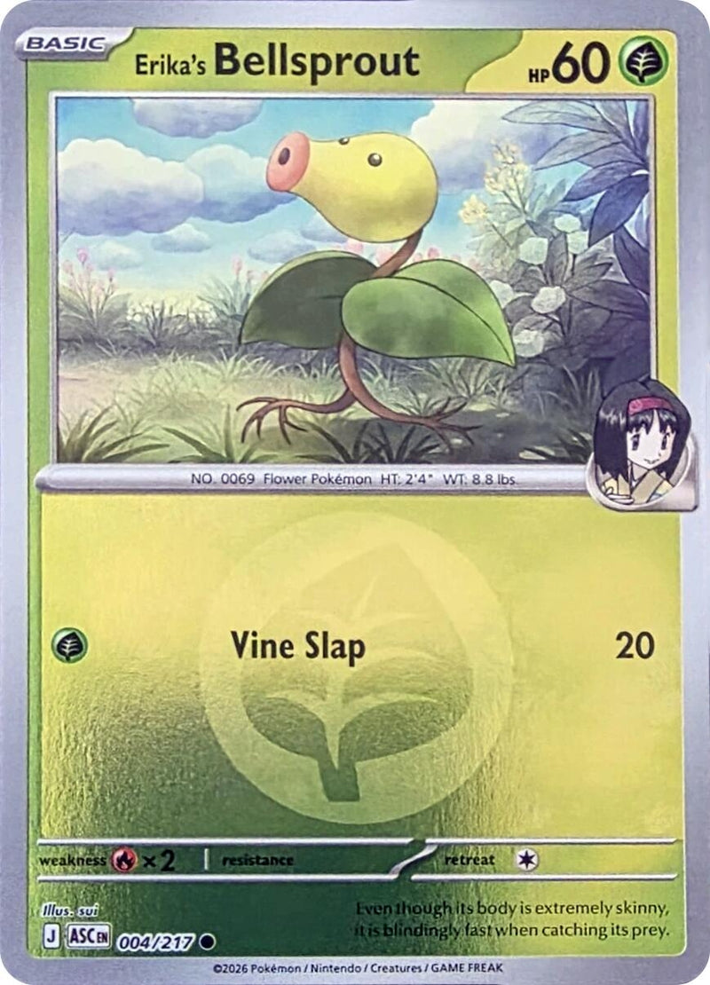 Image for Erika's Bellsprout (Energy Symbol Pattern) (004/217) (ASC) - Pokemon