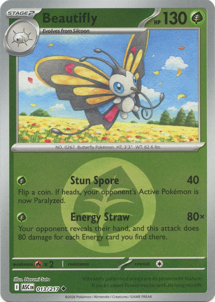 Beautifly - 013/217 (Energy Symbol Pattern) (013/217) (ASC)