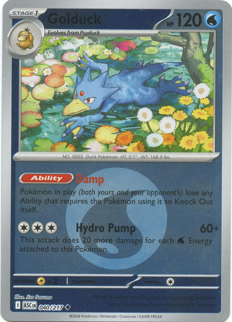 Image for Golduck (Energy Symbol Pattern) (040/217) (ASC) - Pokemon