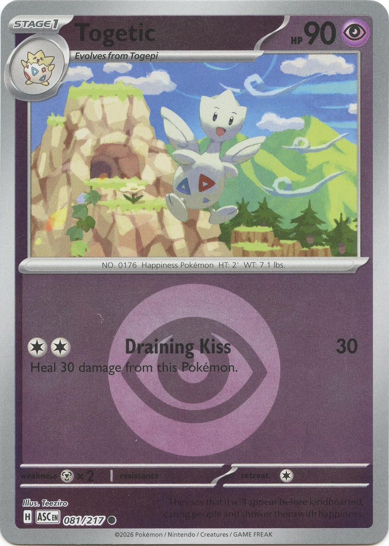 Image for Togetic (Energy Symbol Pattern) (081/217) (ASC) - Pokemon
