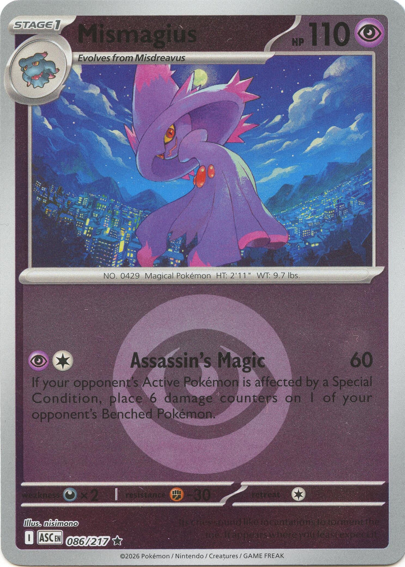 Image for Mismagius (Energy Symbol Pattern) (086/217) (ASC) - Pokemon