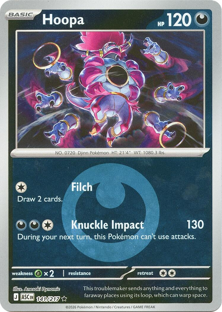 Image for Hoopa (Energy Symbol Pattern) (141/217) (ASC) - Pokemon
