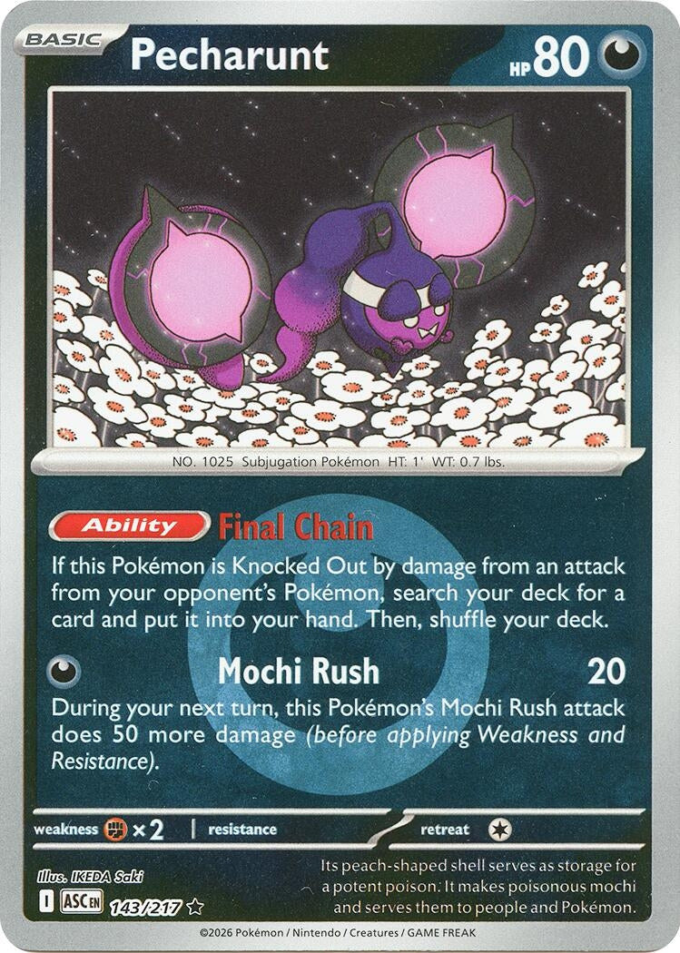 Image for Pecharunt (Energy Symbol Pattern) (143/217) (ASC) - Pokemon