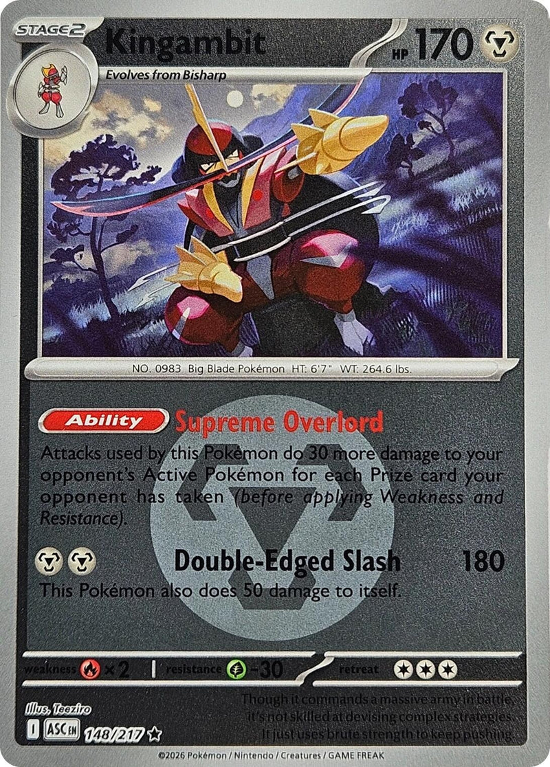 Image for Kingambit (Energy Symbol Pattern) (148/217) (ASC) - Pokemon