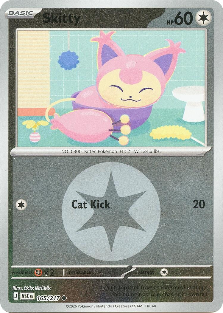 Image for Skitty (Energy Symbol Pattern) (165/217) (ASC) - Pokemon