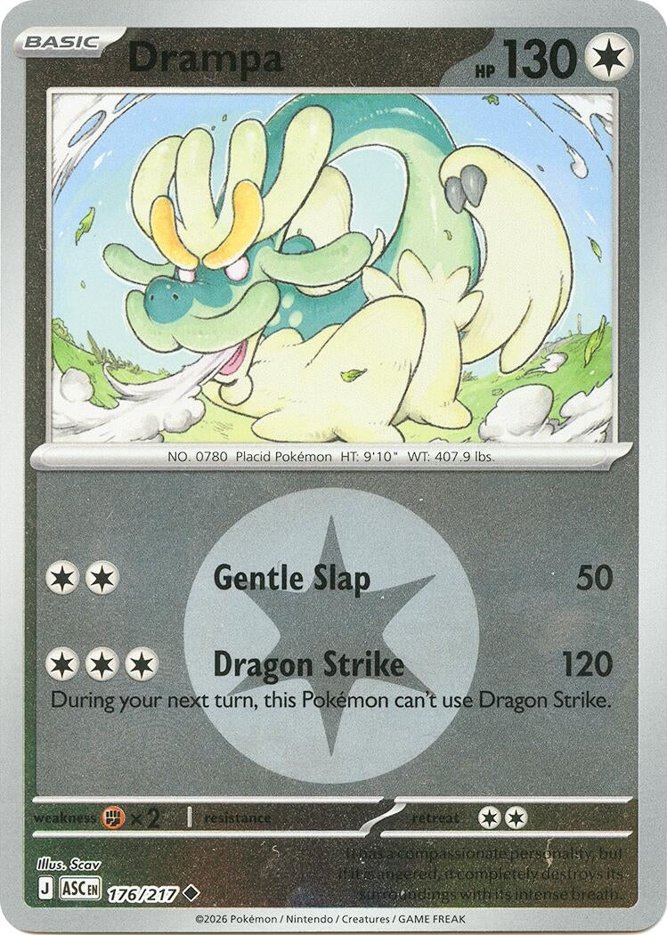 Image for Drampa (Energy Symbol Pattern) (176/217) (ASC) - Pokemon