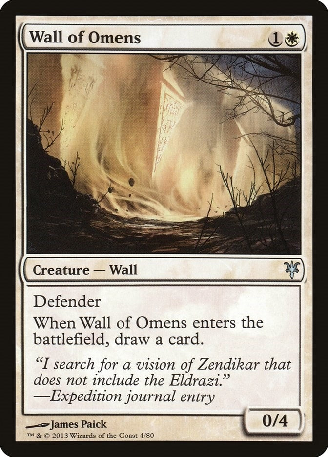 Image for Wall of Omens (4) - Magic: The Gathering