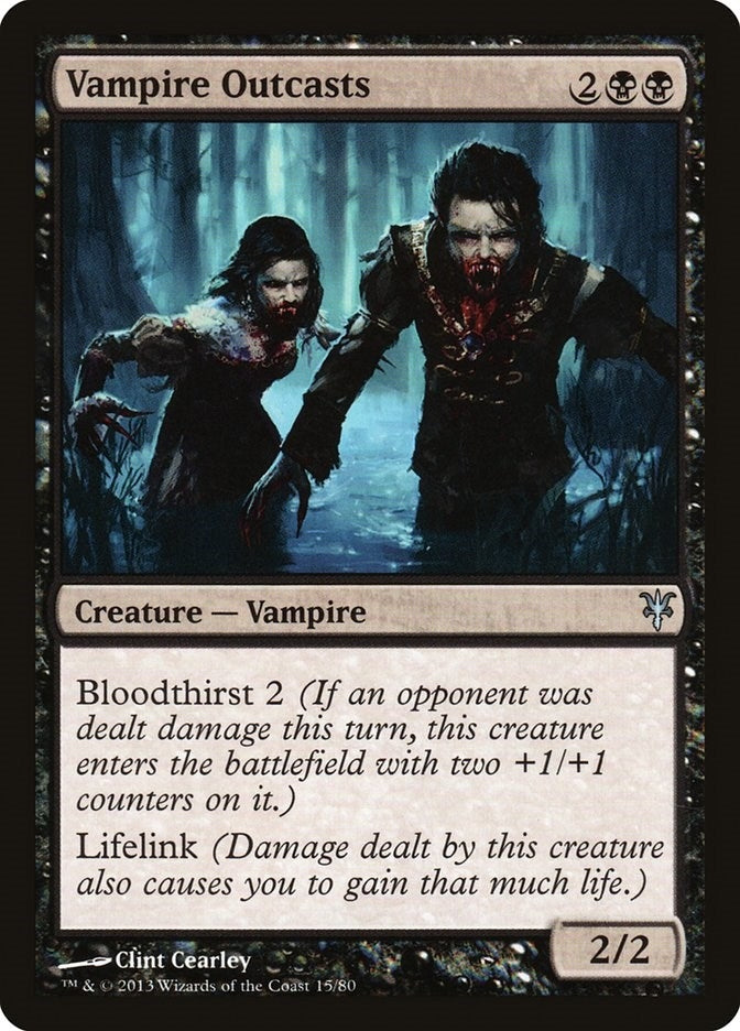 Image for Vampire Outcasts (15) - Magic: The Gathering