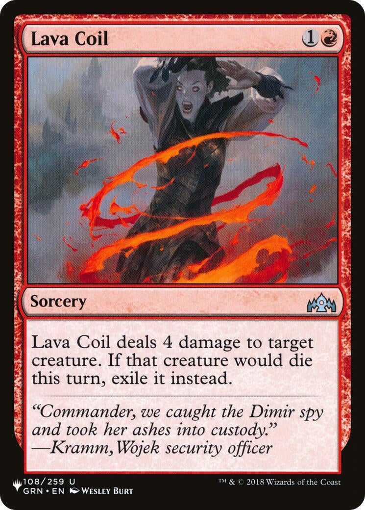 Image for Lava Coil (108) (LIST) - Magic: The Gathering