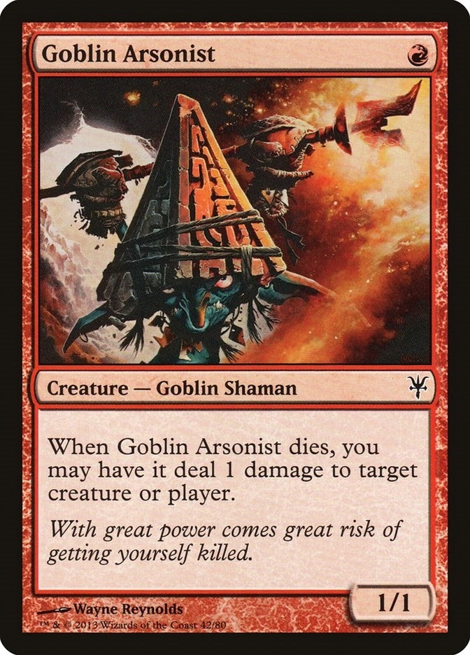 Image for Goblin Arsonist (42) - Magic: The Gathering
