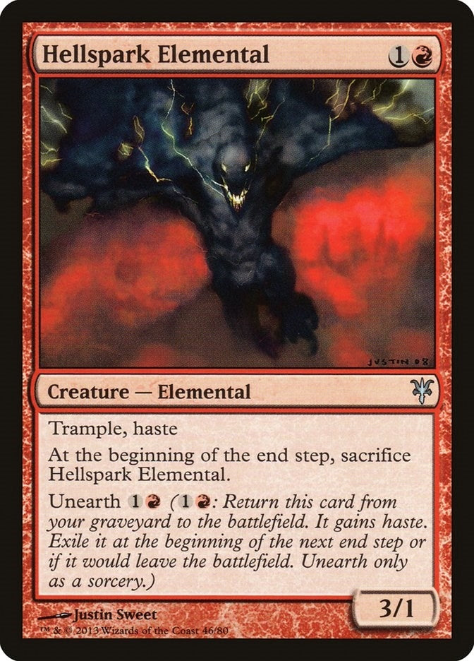 Image for Hellspark Elemental (46) - Magic: The Gathering
