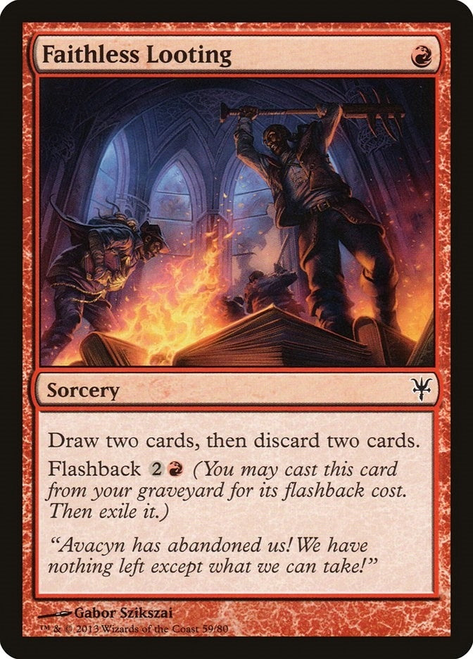 Image for Faithless Looting (59) - Magic: The Gathering