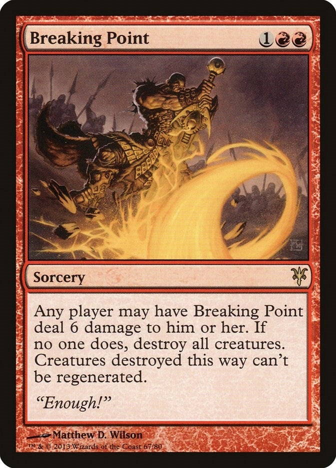 Image for Breaking Point (67) - Magic: The Gathering