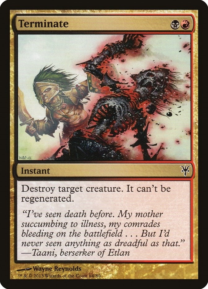 Image for Terminate (64) - Magic: The Gathering