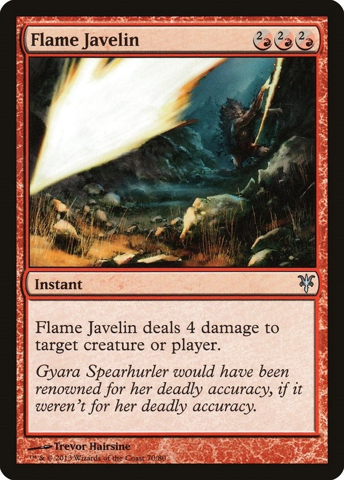 Image for Flame Javelin (70) - Magic: The Gathering